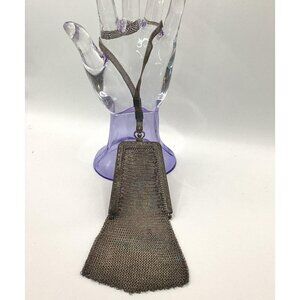 1920s Soldered Mesh Antique Flapper Bag